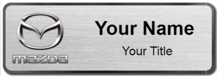 Custom name badges for Mazda USA