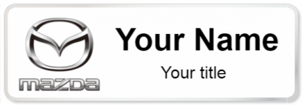 Custom name badges for Mazda USA