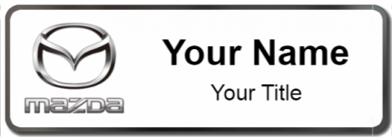 Custom name badges for Mazda Canada