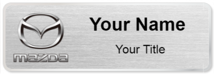 Custom name badges for Mazda Canada
