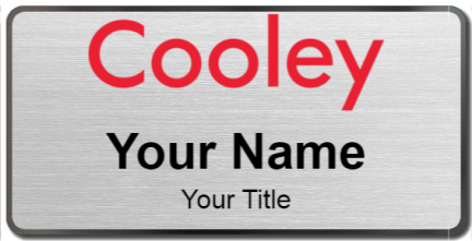 Custom name badges for Cooley