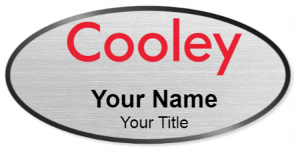 Custom name badges for Cooley