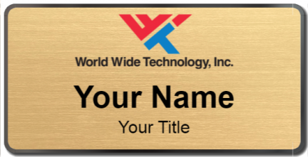 Custom name badges for World Wide Technology