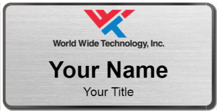 Custom name badges for World Wide Technology