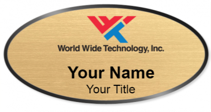 Custom name badges for World Wide Technology