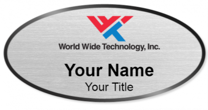 Custom name badges for World Wide Technology