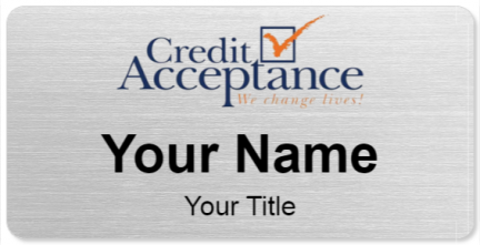 Custom name badges for Credit Acceptance Corporation