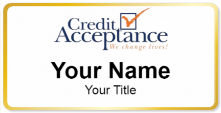 Custom name badges for Credit Acceptance Corporation
