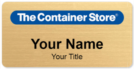 Custom name badges for The Container Store