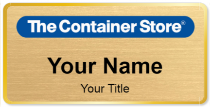 Custom name badges for The Container Store