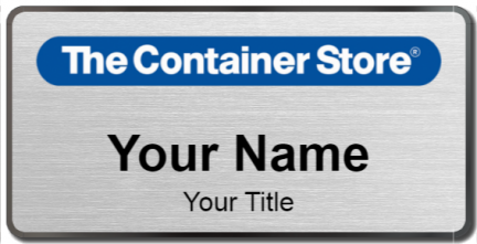 Custom name badges for The Container Store