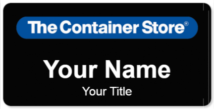 Custom name badges for The Container Store