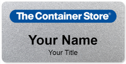 Custom name badges for The Container Store