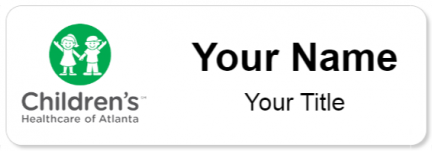 Custom name badges for Childrens Healthcare of Atlanta