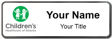 Custom name badges for Childrens Healthcare of Atlanta