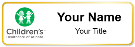 Custom name badges for Childrens Healthcare of Atlanta