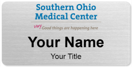Custom name badges for Southern Ohio Medical Center
