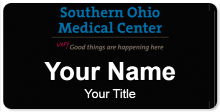 Custom name badges for Southern Ohio Medical Center