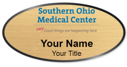 Custom name badges for Southern Ohio Medical Center