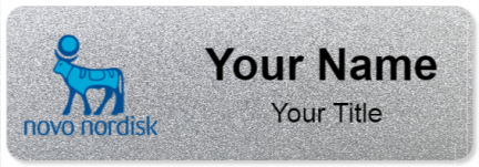 Custom name badges for Novo Nordisk