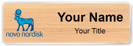 Custom name badges for Novo Nordisk