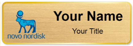 Custom name badges for Novo Nordisk
