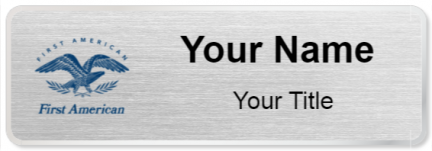 Custom name badges for First American Financial Corporation