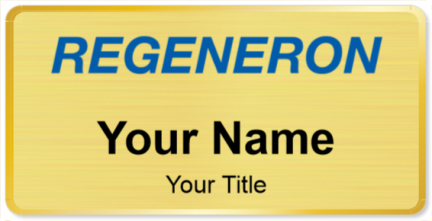 Custom name badges for Regeneron Pharmaceuticals
