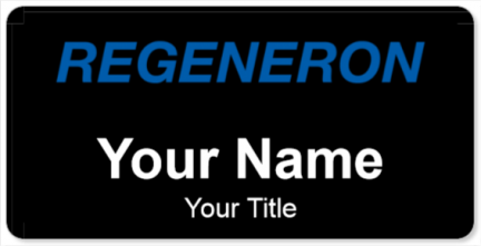 Custom name badges for Regeneron Pharmaceuticals