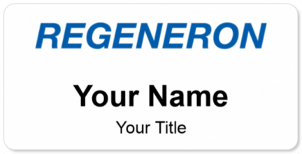 Custom name badges for Regeneron Pharmaceuticals
