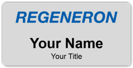 Custom name badges for Regeneron Pharmaceuticals