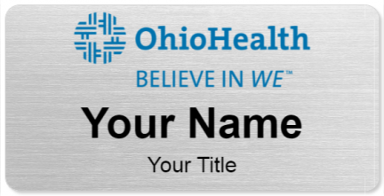 Custom name badges for Ohio Health