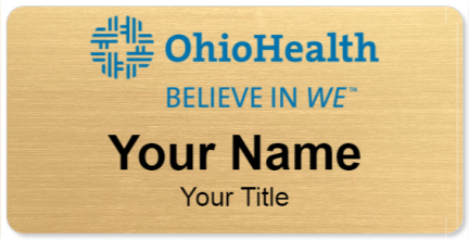 Custom name badges for Ohio Health