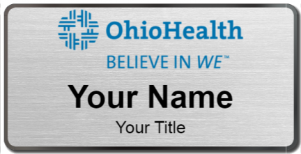 Custom name badges for Ohio Health