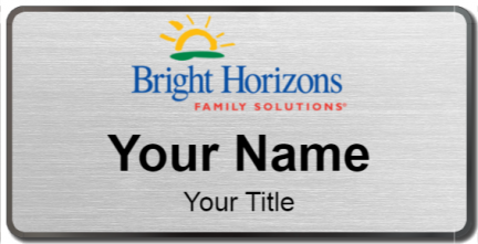 Custom name badges for Bright Horizons Family Solutions