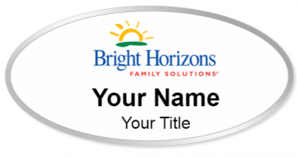 Custom name badges for Bright Horizons Family Solutions