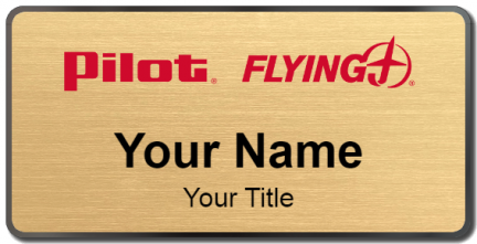 Custom name badges for Pilot Flying J