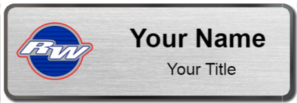 Custom name badges for RaceWay