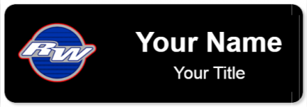 Custom name badges for RaceWay