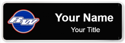 Custom name badges for RaceWay