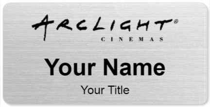 Custom name badges for ArcLight Cinemas