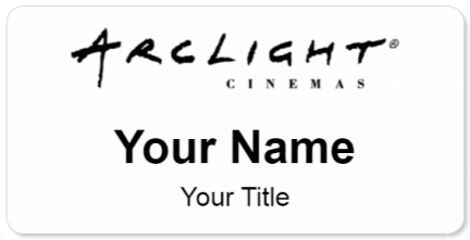Custom name badges for ArcLight Cinemas