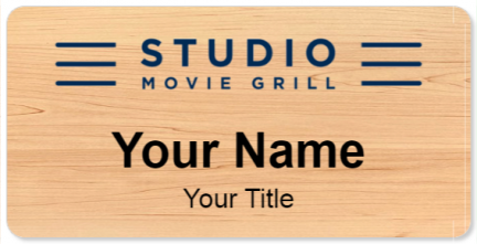 Custom name badges for Studio Movie Grill