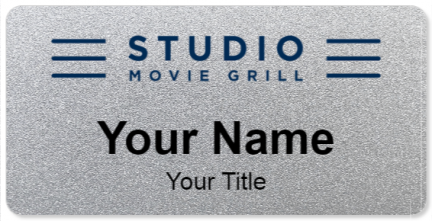 Custom name badges for Studio Movie Grill