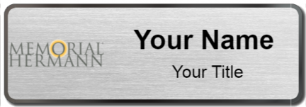Custom name badges for Memorial Hermann Health System
