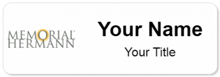 Custom name badges for Memorial Hermann Health System