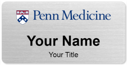 Custom name badges for Penn Medicine