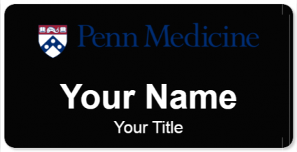 Custom name badges for Penn Medicine