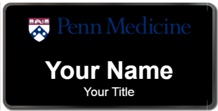 Custom name badges for Penn Medicine