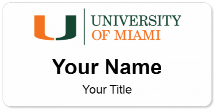 University of Miami Template Image